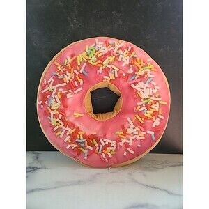 Pink Sprinkle Donut Pillow